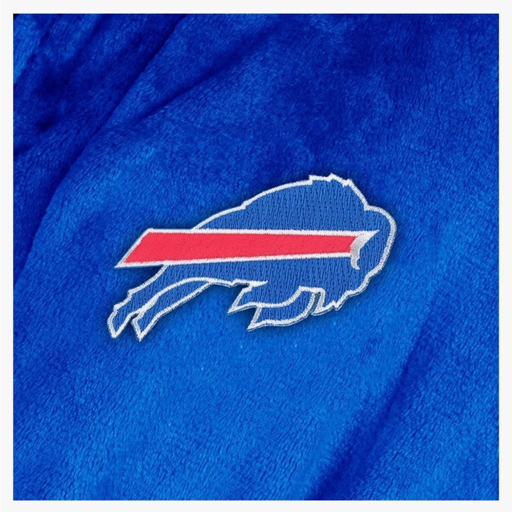 Buffalo Bills Blue Fleece Robe - Picture 2 of 6